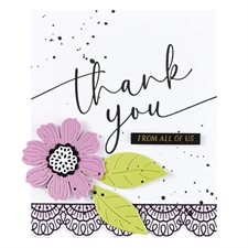 Spellbinders BetterPress Plate Set - Sweeping Script Sentiments